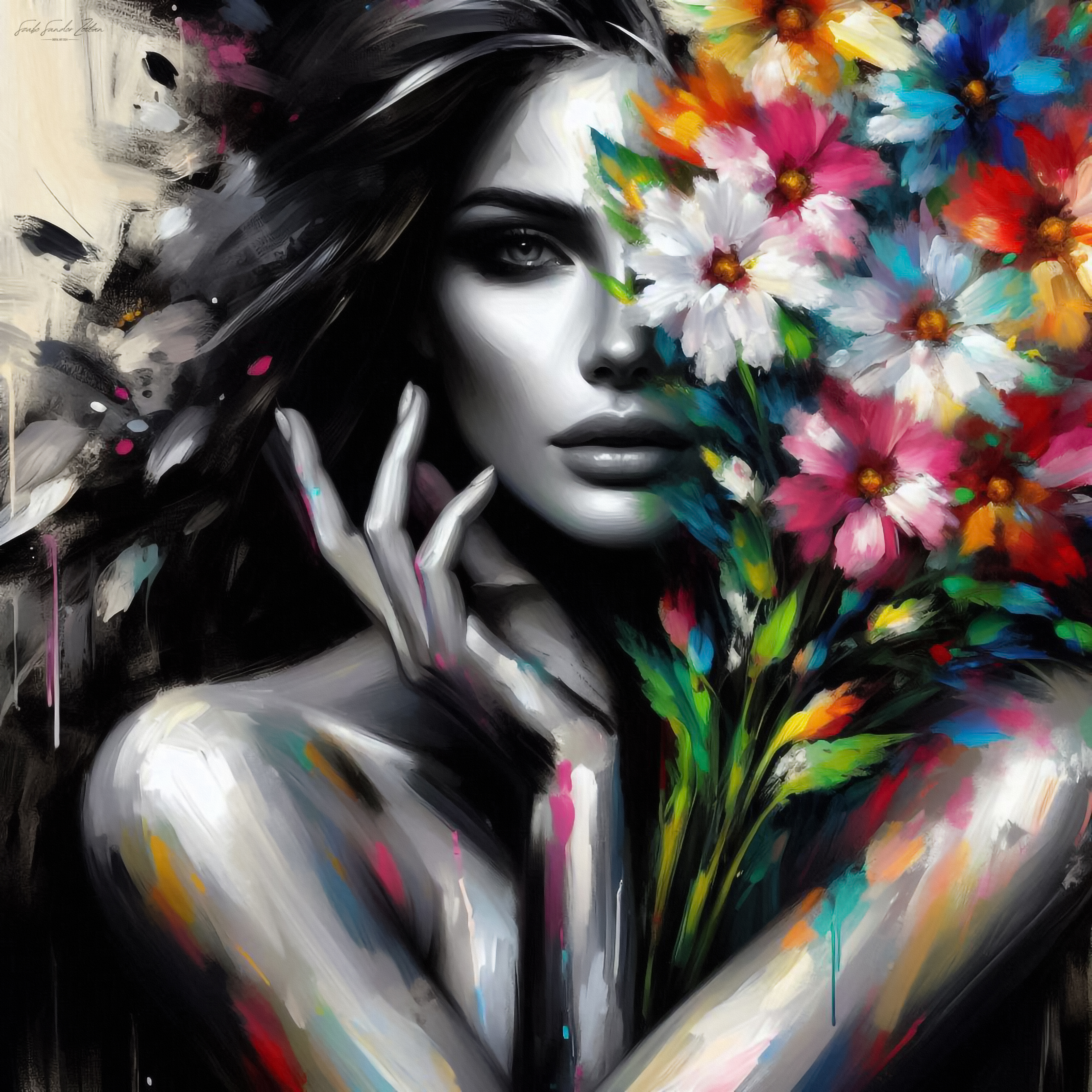 - Bouquet of flowers -