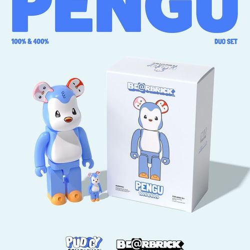 The Pudgy Penguins X BE@RBRICK collectible #93
