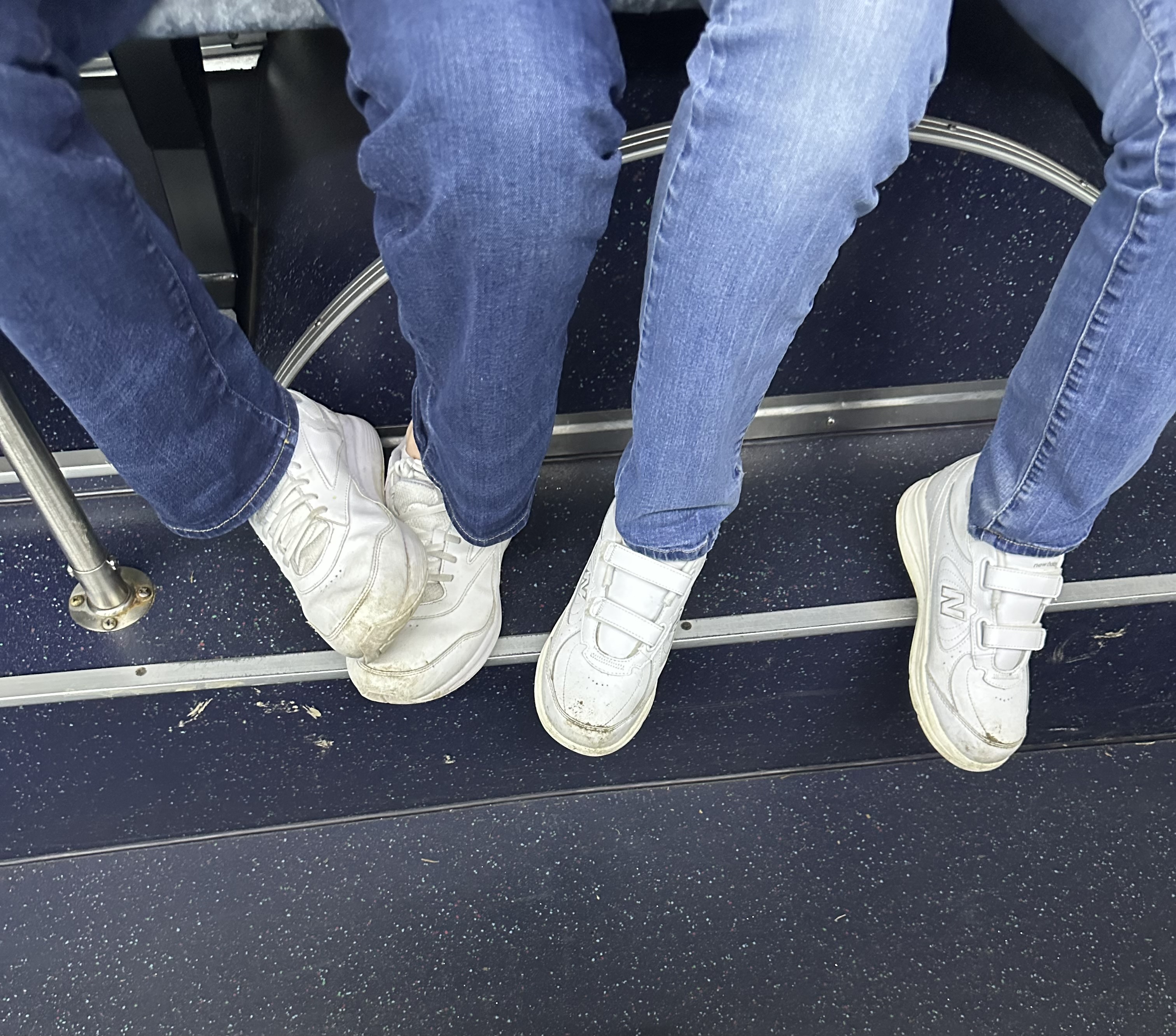 a couple & their all white delights