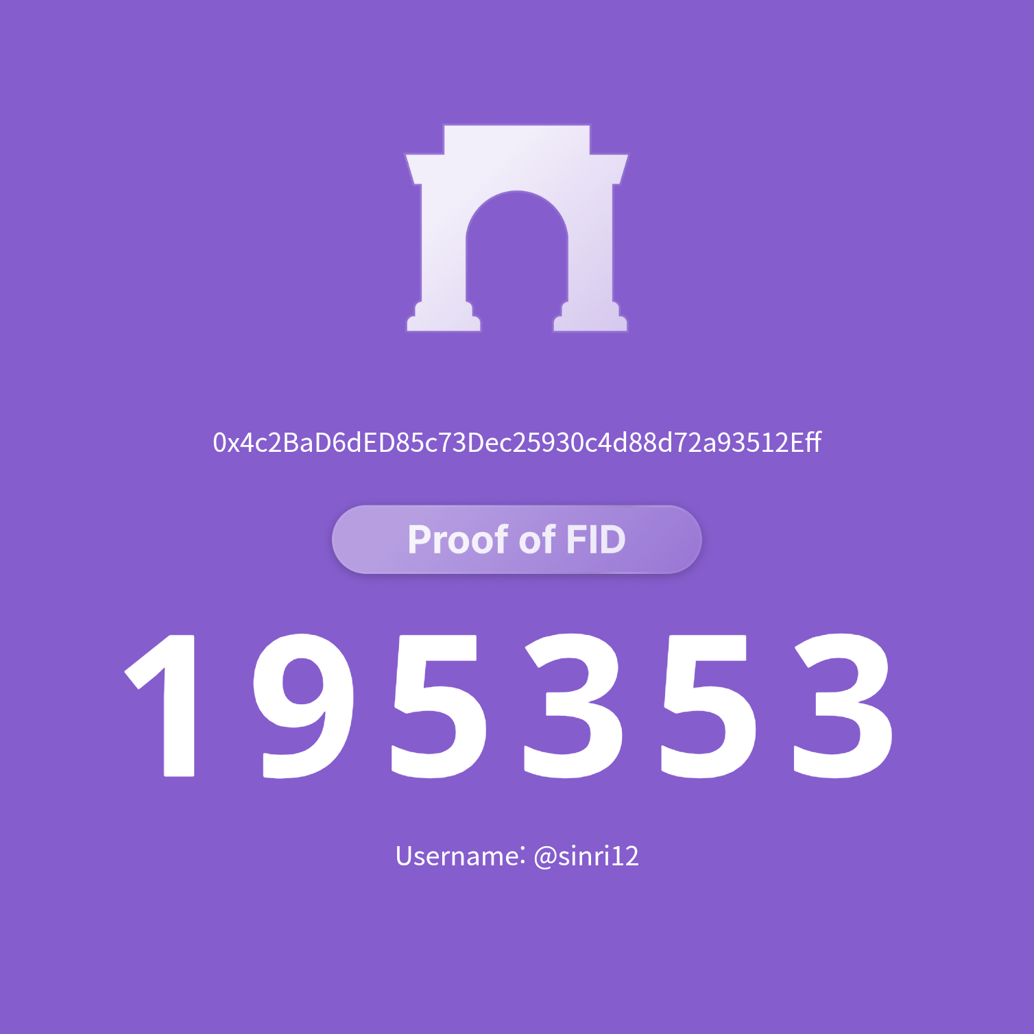 Proof of FID #195353