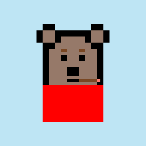Pixel Bear #57441