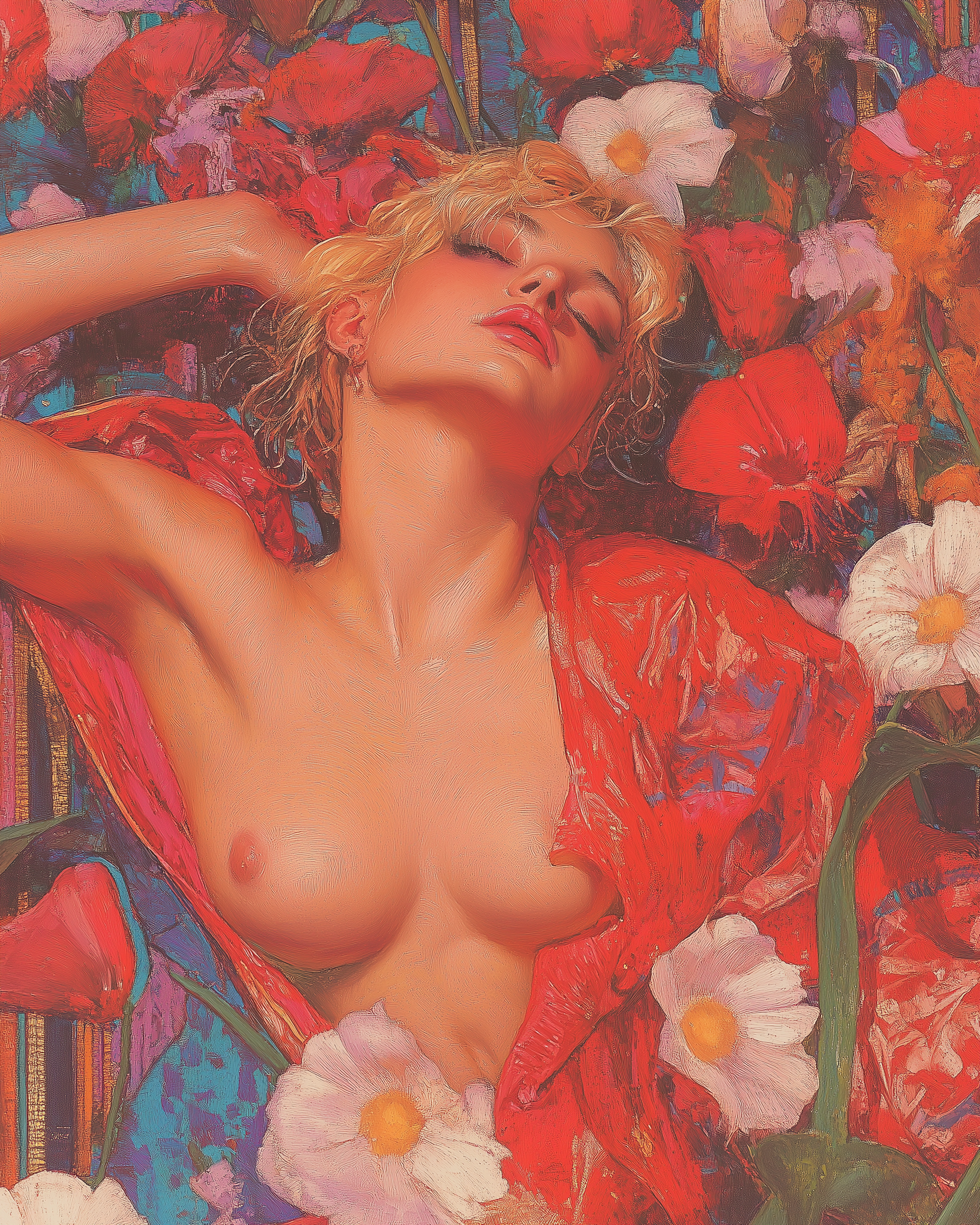 Soft petals, no hesitation.