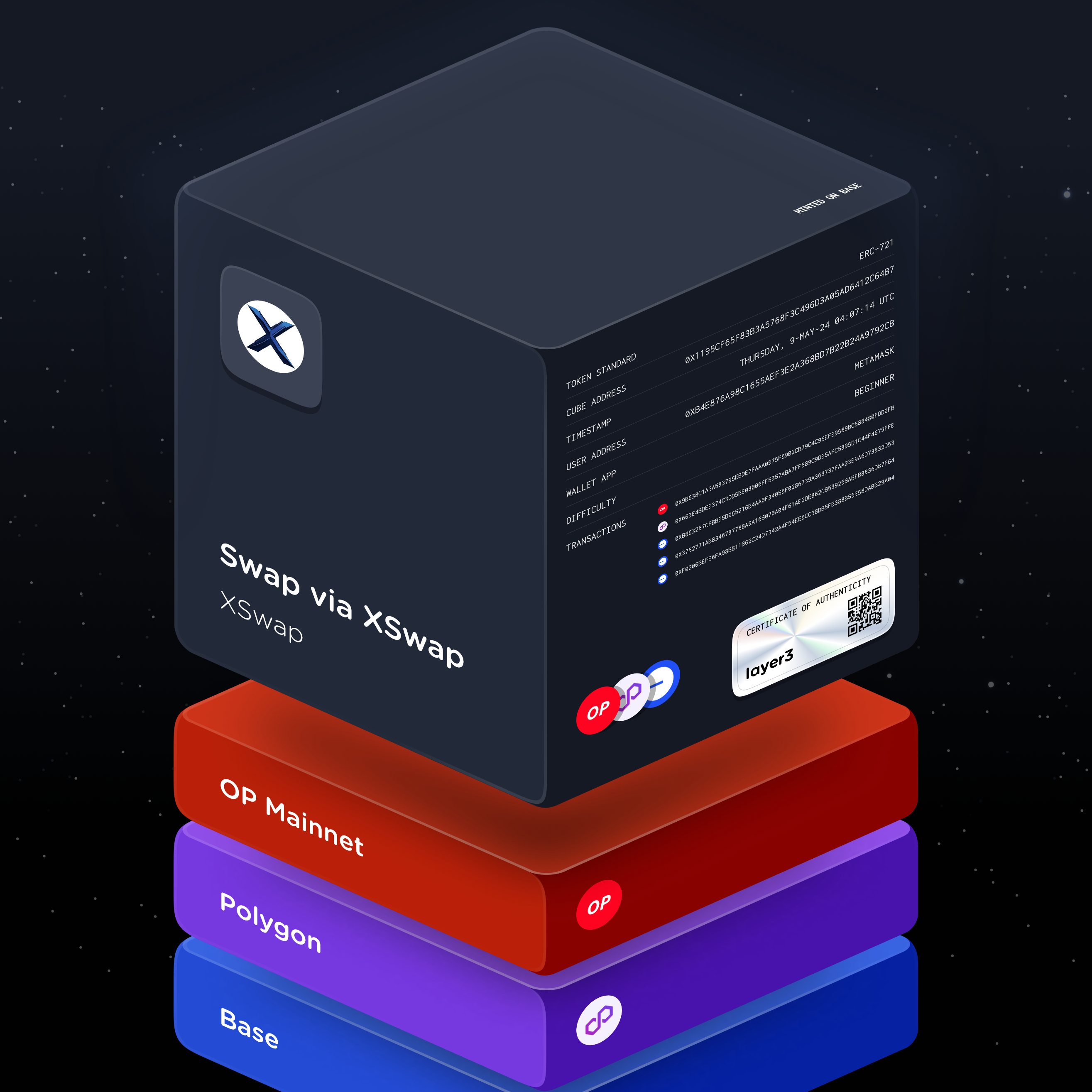 Swap via XSwap