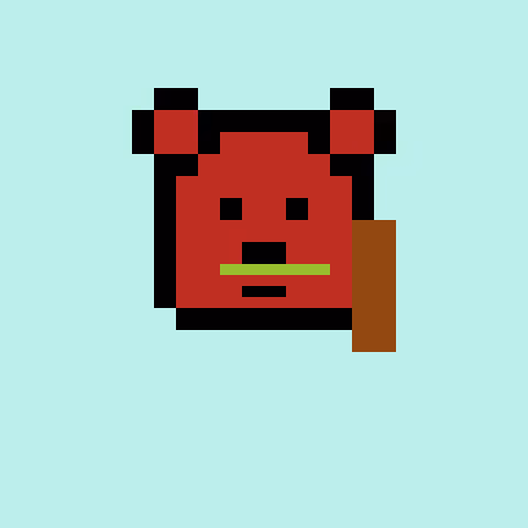 Pixel Bear #49448