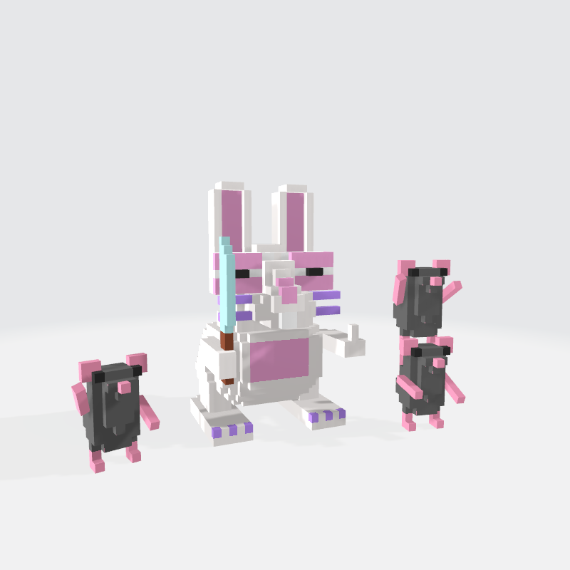 A strange rabbit