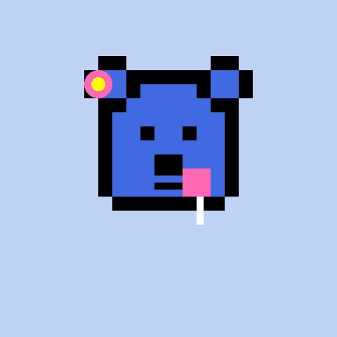 Pixel Bear #41712