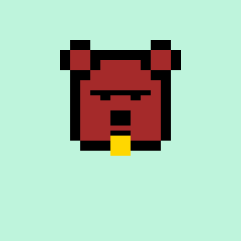 Pixel Bear #66176
