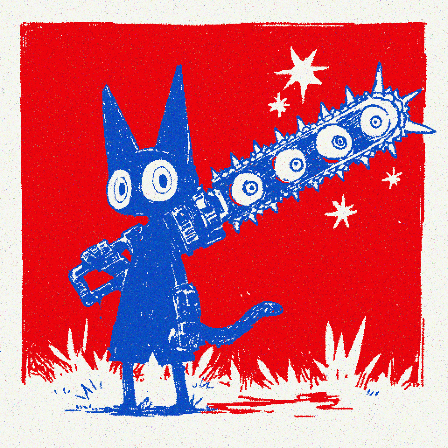 chainsaw cat