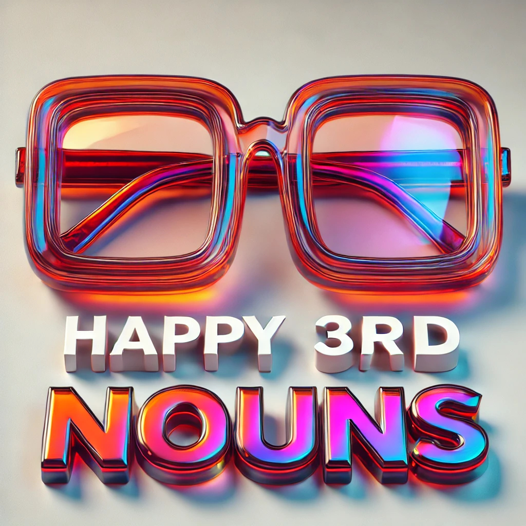happy 3rd born day, NOUNS. keep going! ⌐◨-◨ #3019