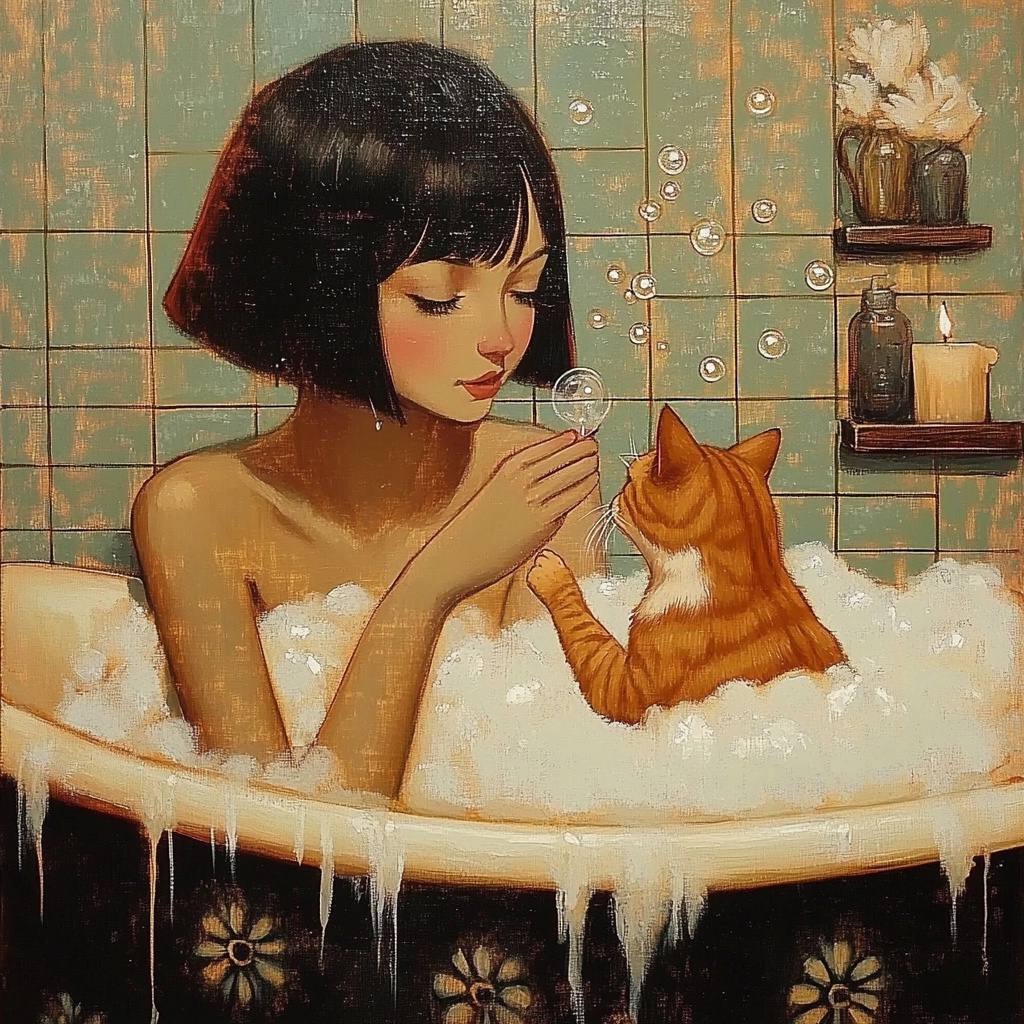 Bubbles and Hana