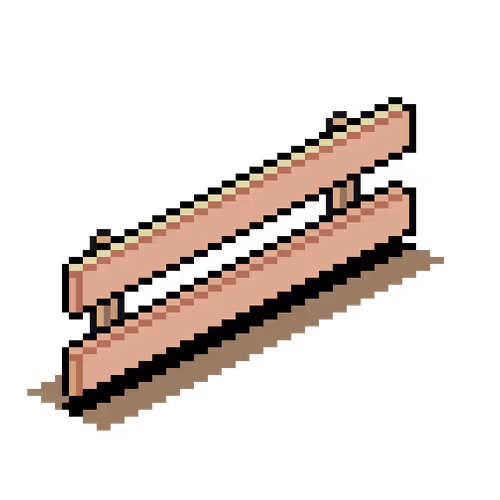 Wooden Fence Straight Y