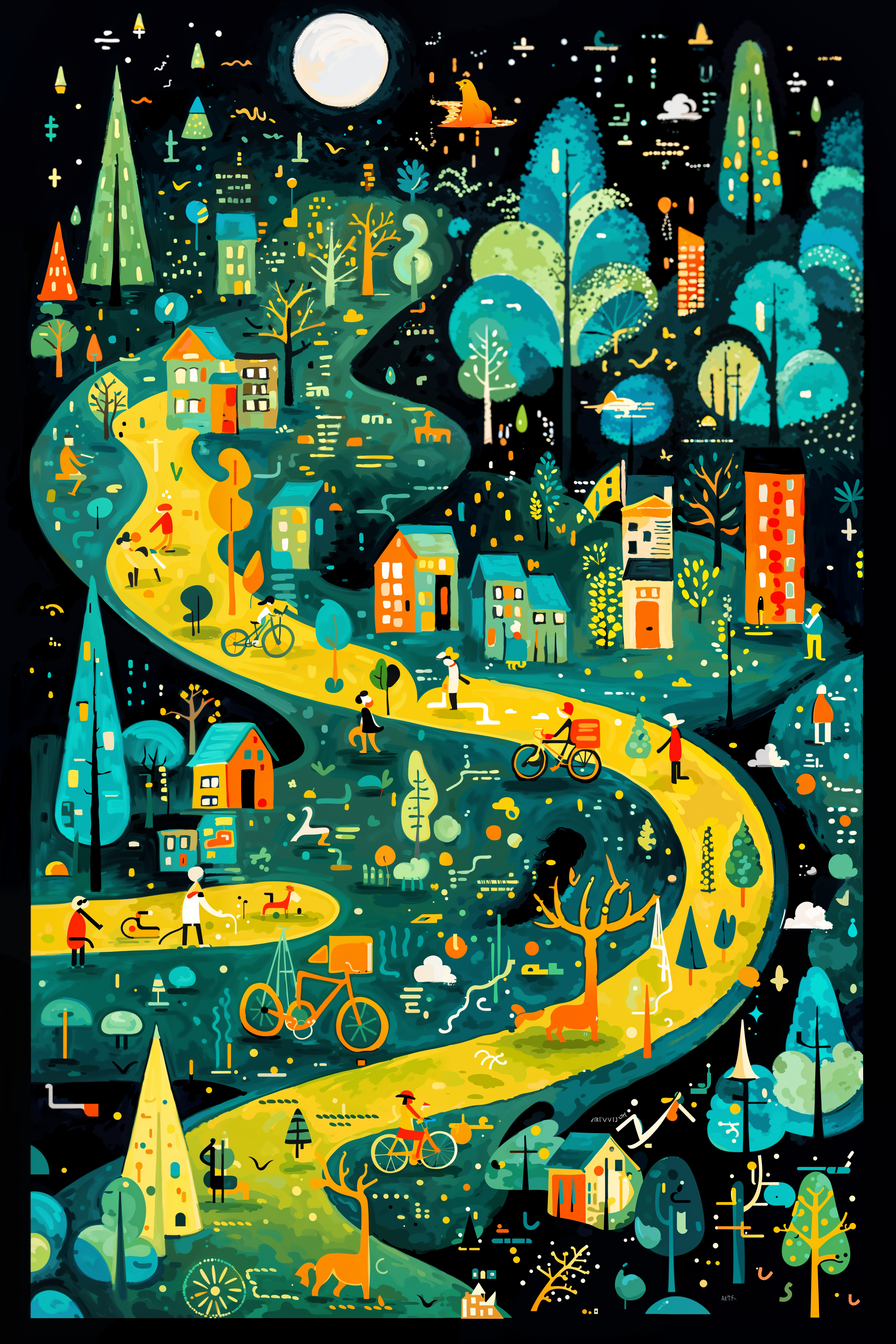 walking trees and sentient bikes