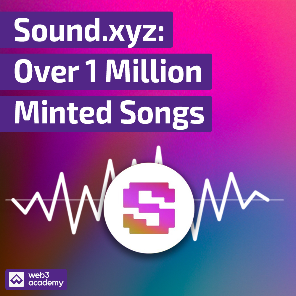 Sound.xyz: Over 1 Million Minted Songs #839