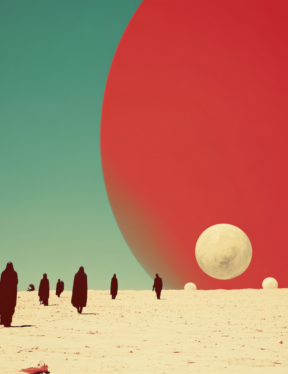 Giants carry us into orbit with the sun.