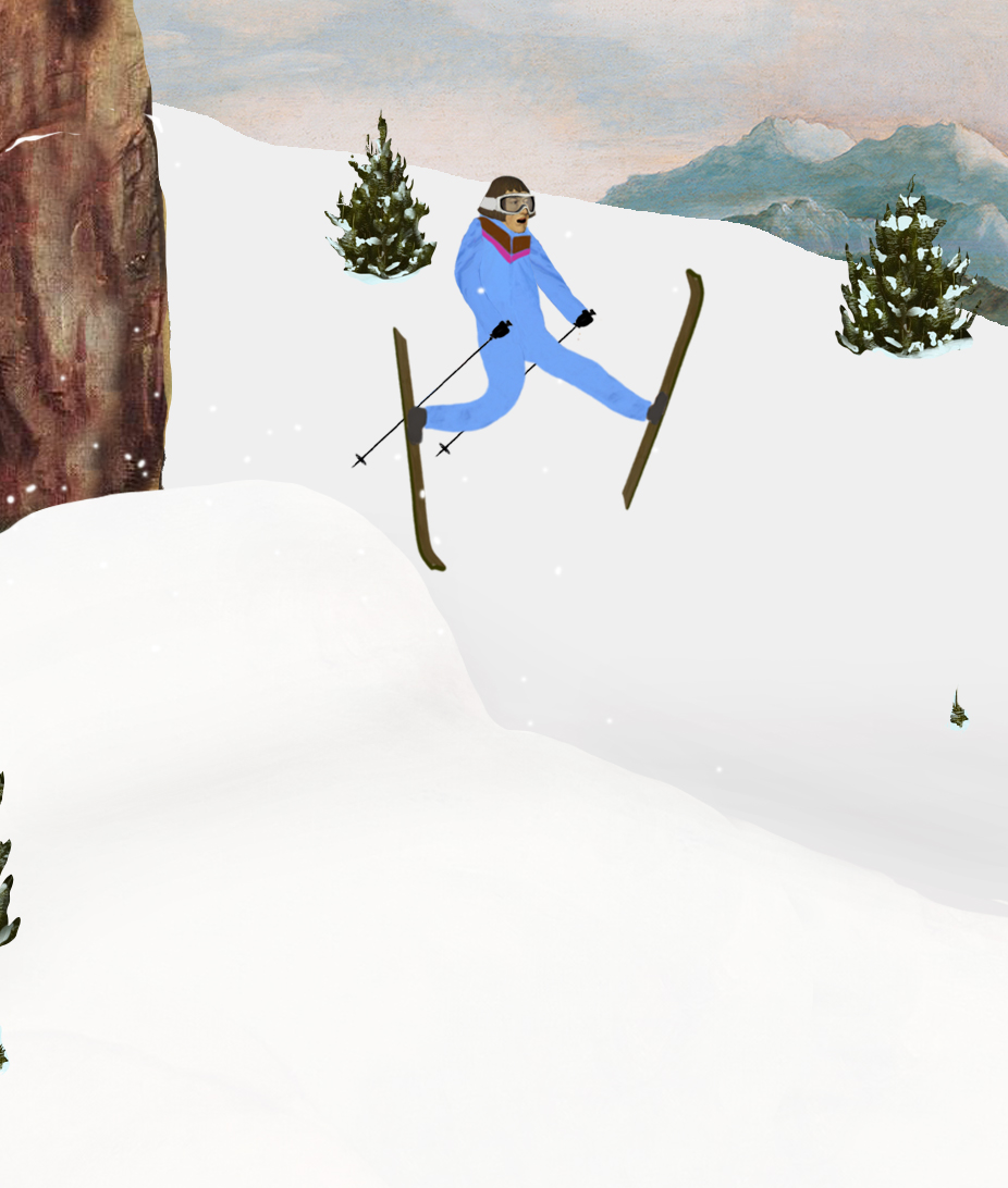 skiing
