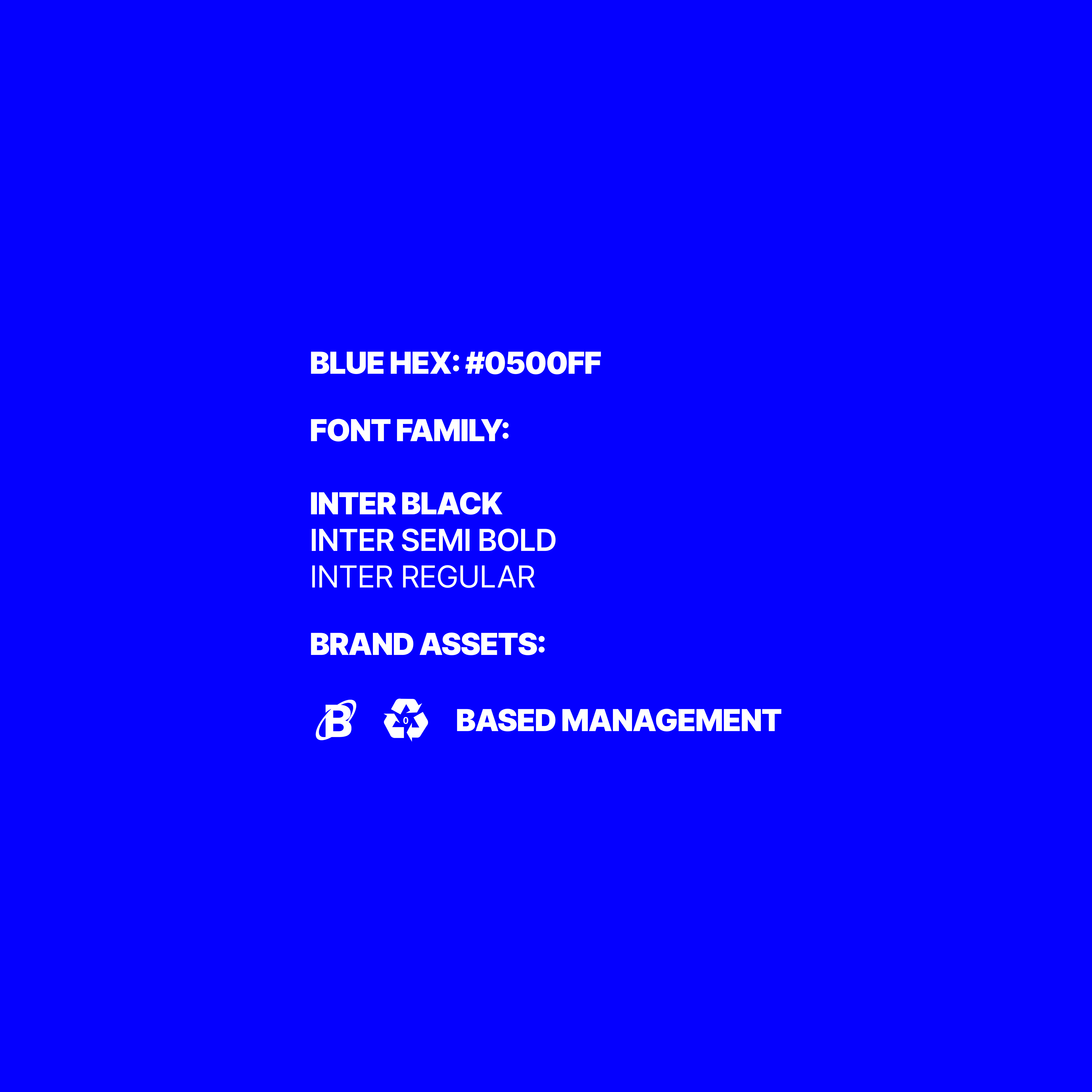 Brand Sheet