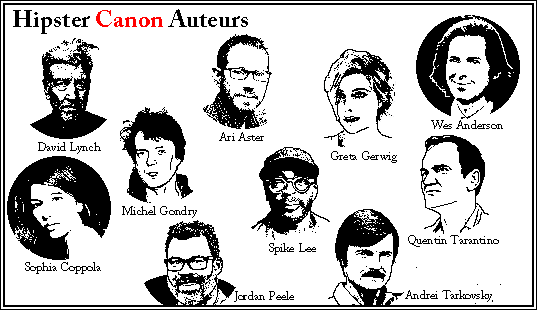 Hipster Canon Auteurs