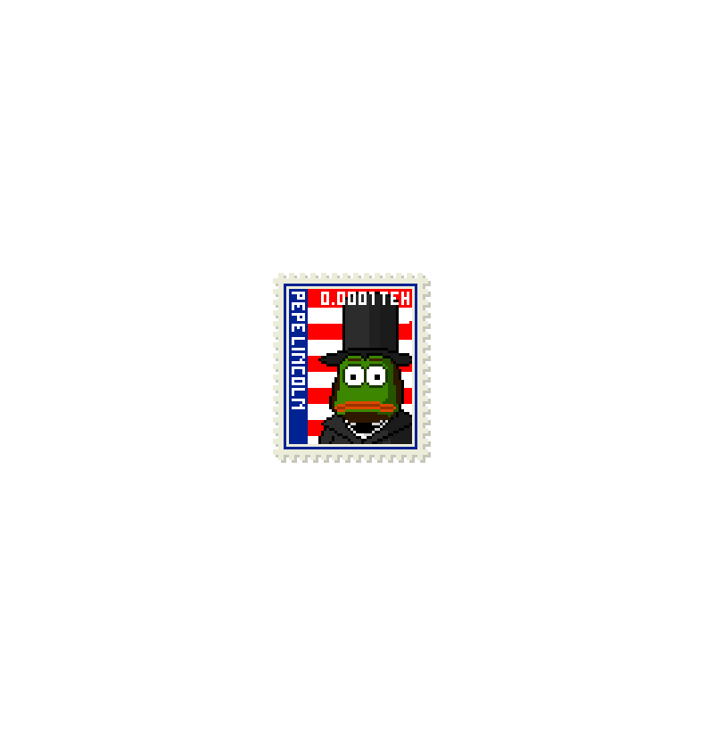 Pixel Stamps - PEPE LINCOLN