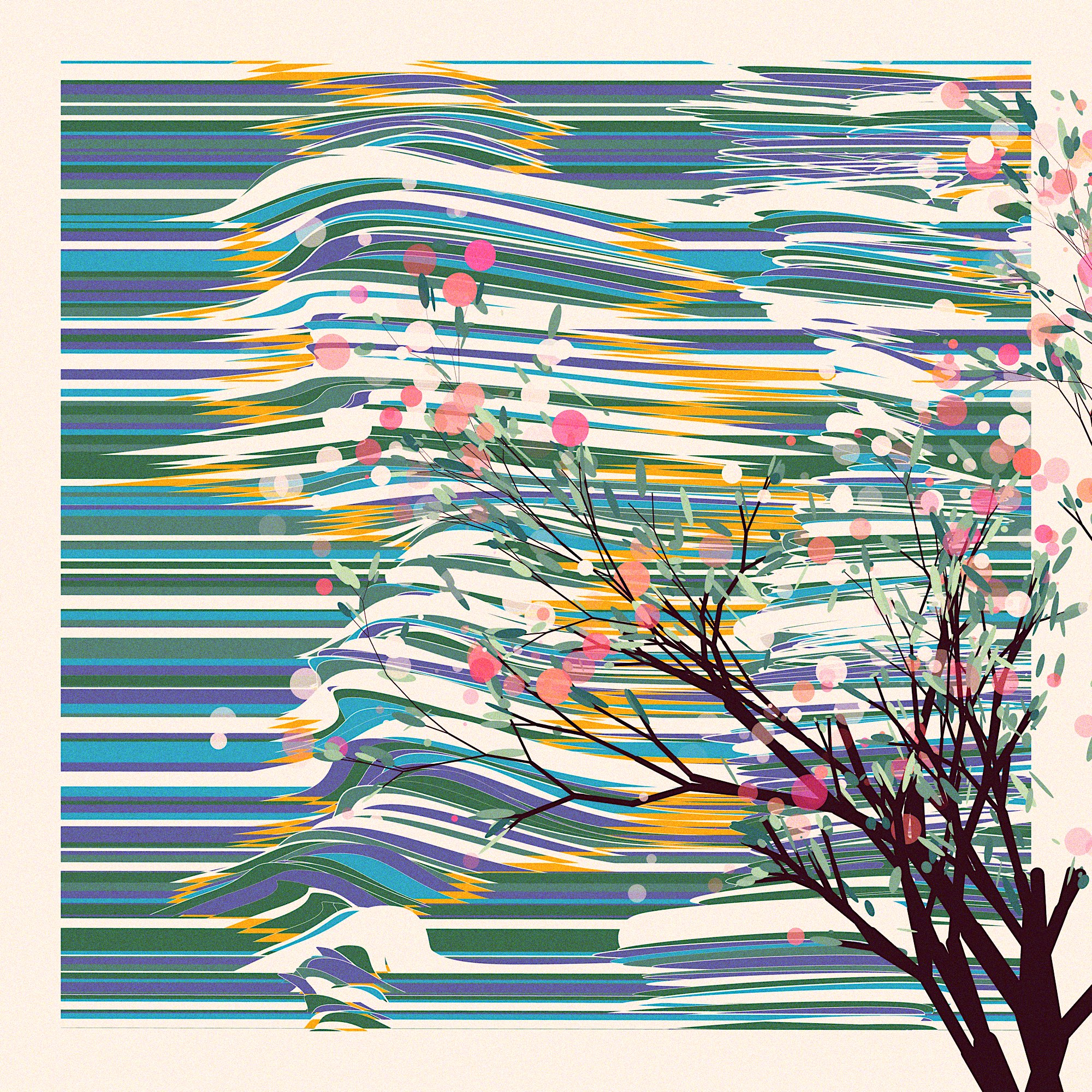 The Blossoms Behind the River