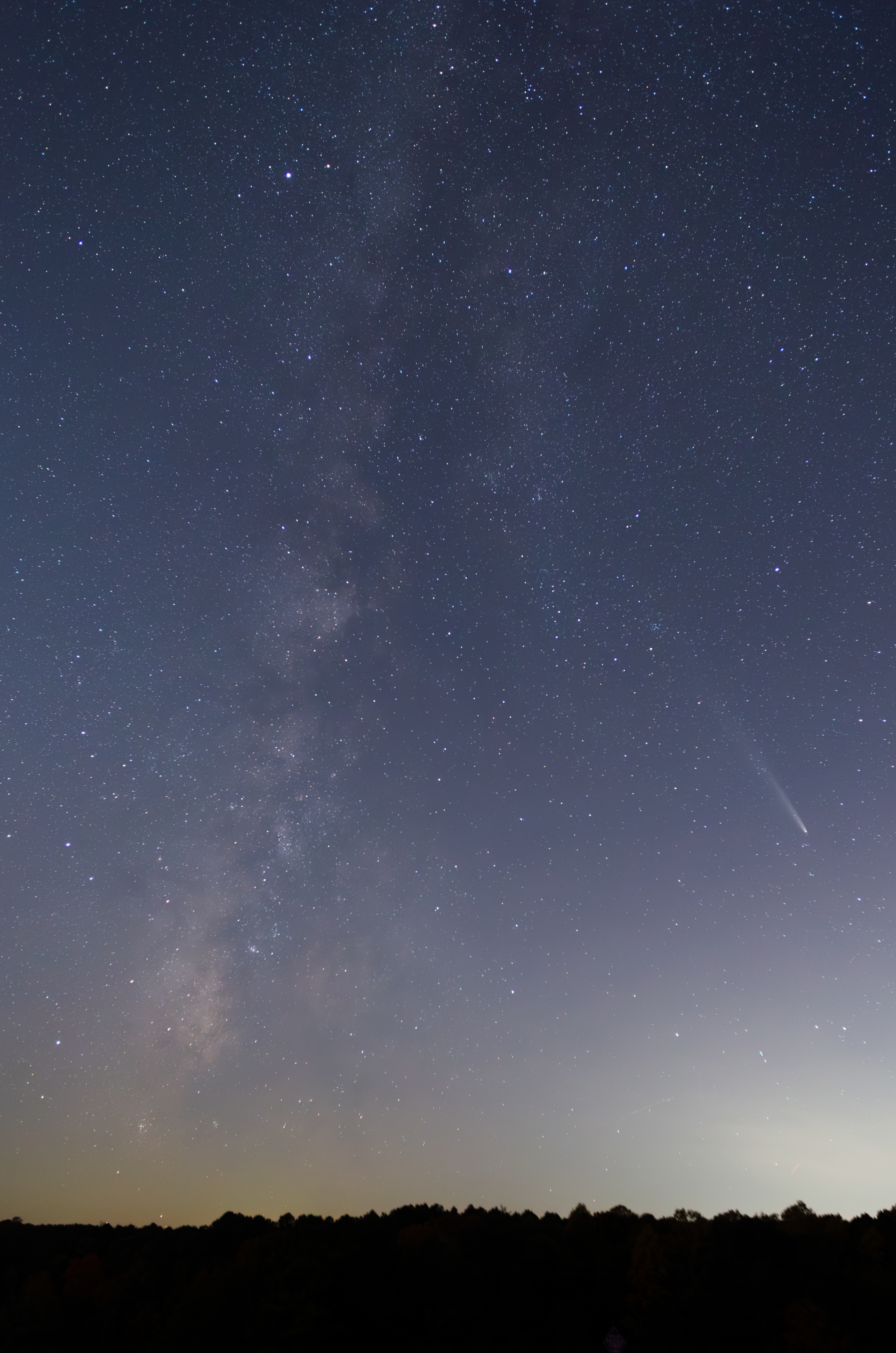 Comet and Milky Way #26