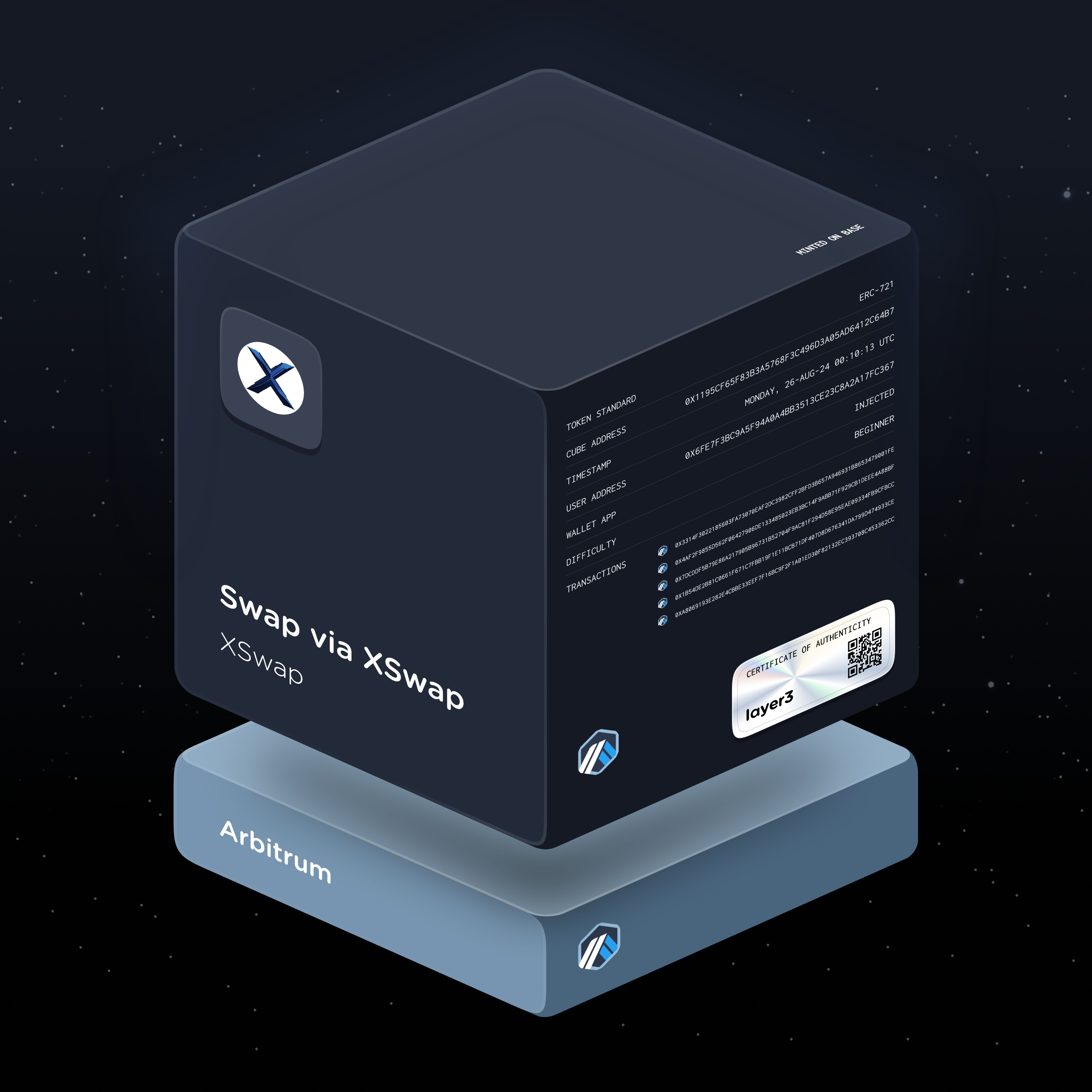 Swap via XSwap
