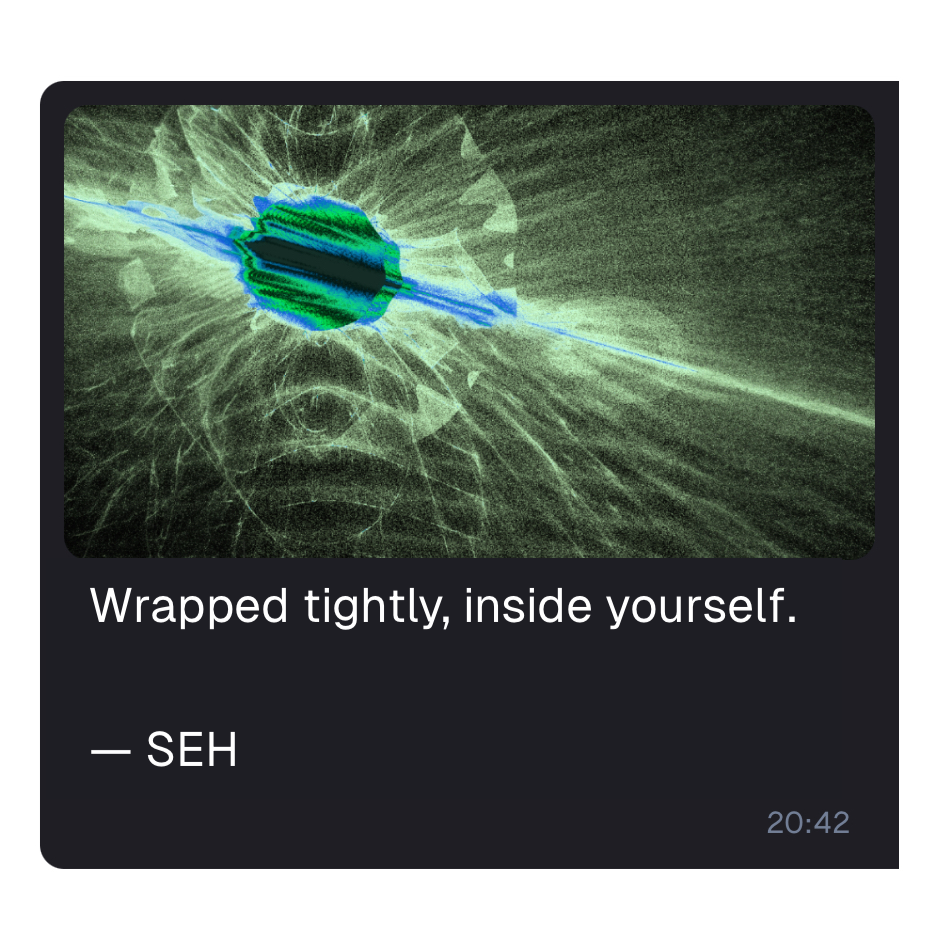Wrapped tightly