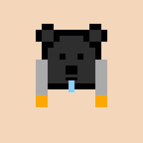 Pixel Bear #49351