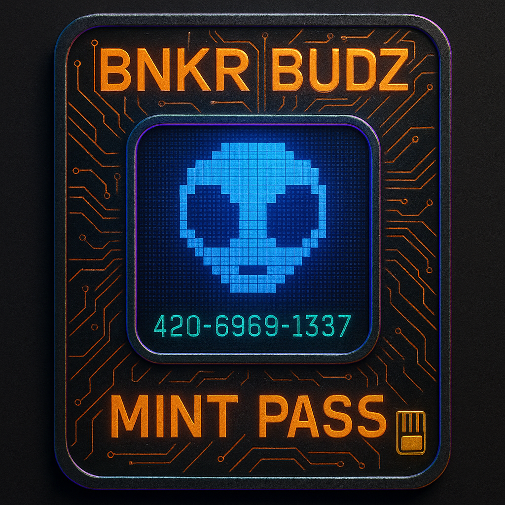 BNKR BUDZ PASS