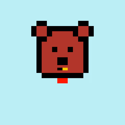Pixel Bear #16149