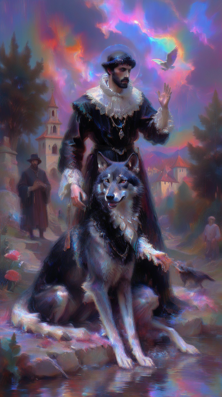 St Francis and the Wolf