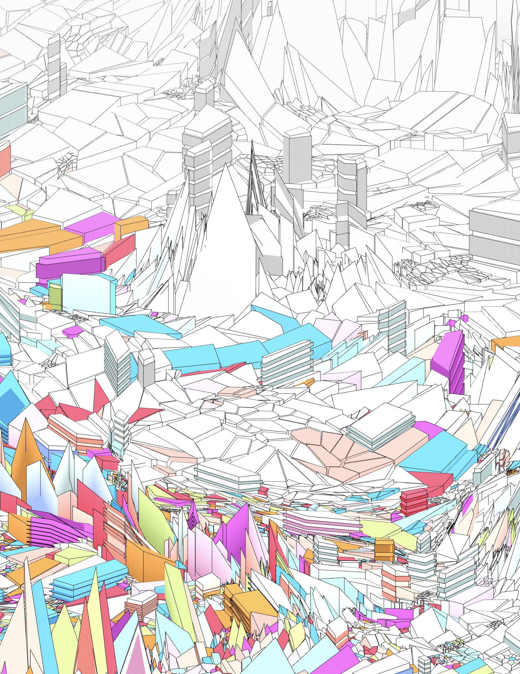 Distorted land