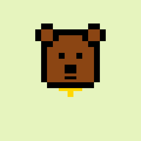 Pixel Bear #17117