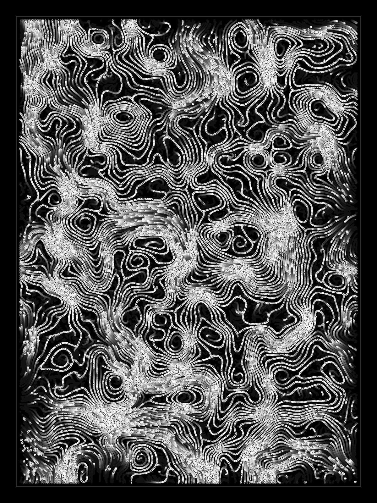 Genetic Mutation Style (B/W)