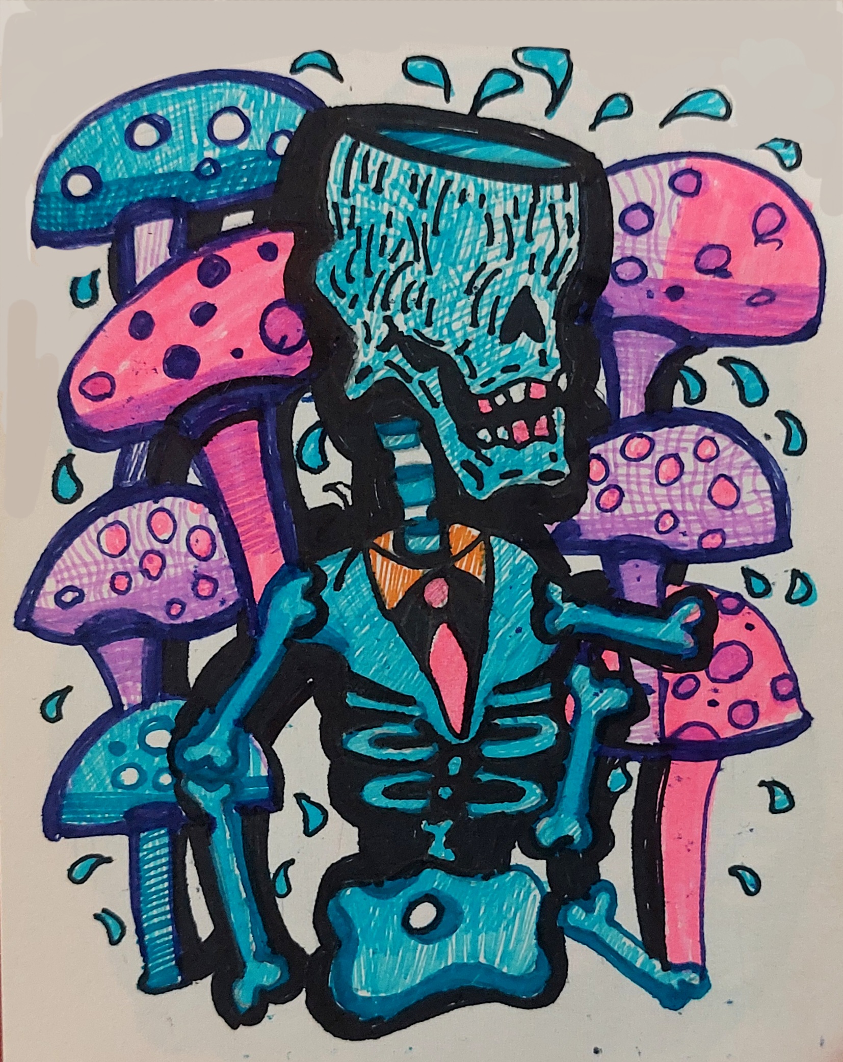 Skulls2 #4 By Mina Ghahremani Ghadar.