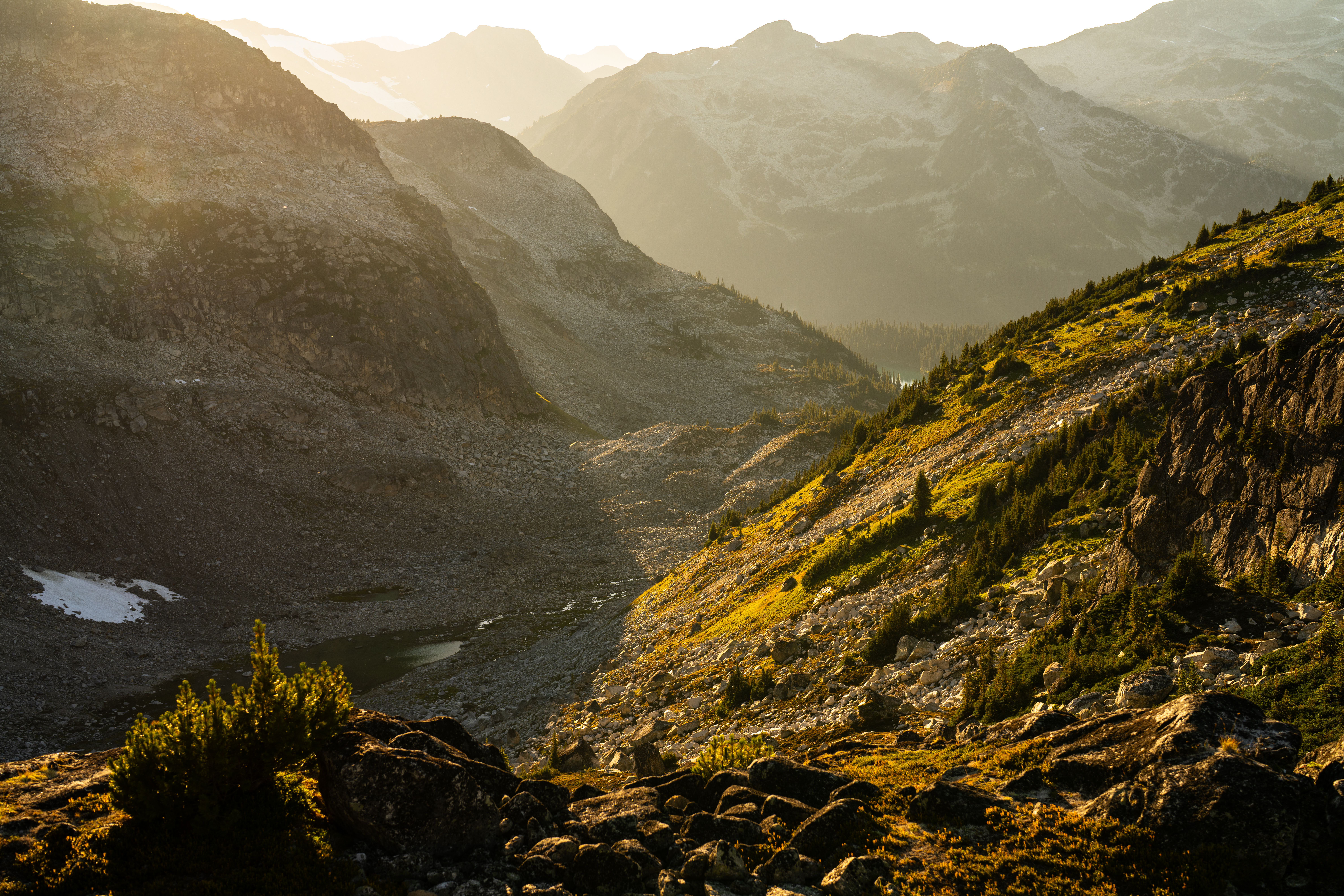 august in the alpine