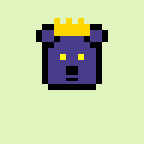 Pixel Bear #43371