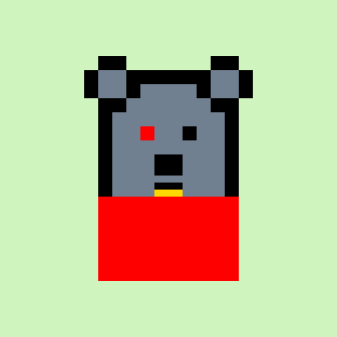 Pixel Bear #10626