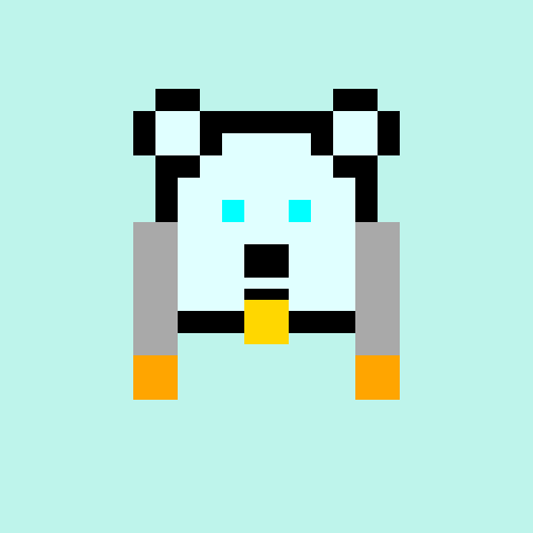 Pixel Bear #52533