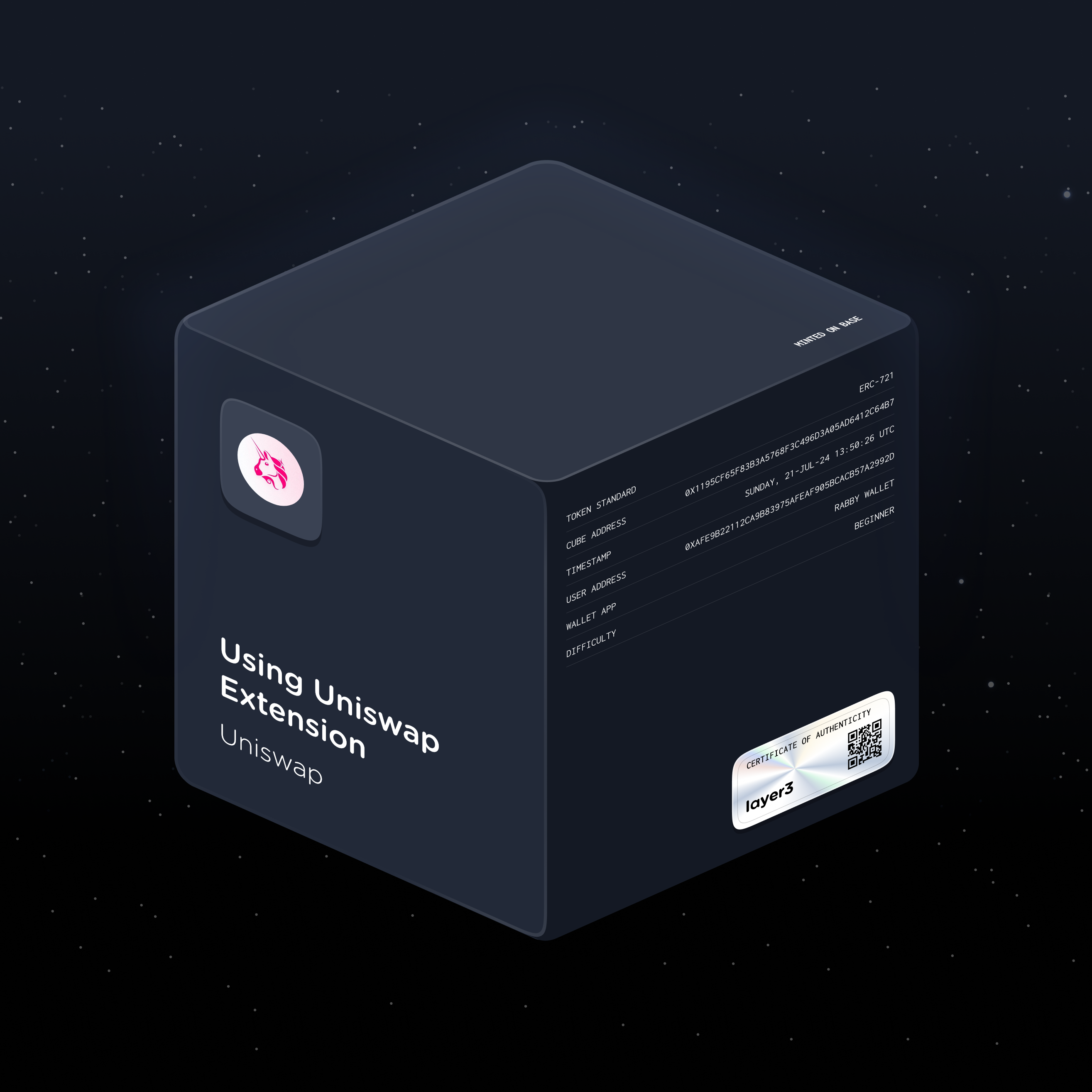 Using Uniswap Extension