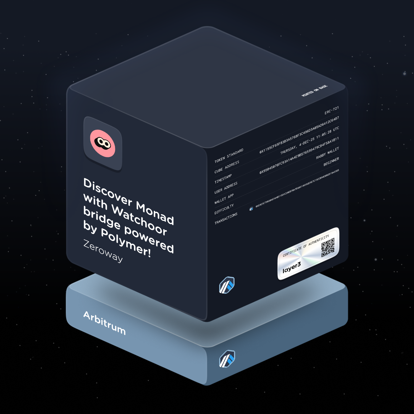 Discover Monad with Watchoor bridge powered by Polymer!