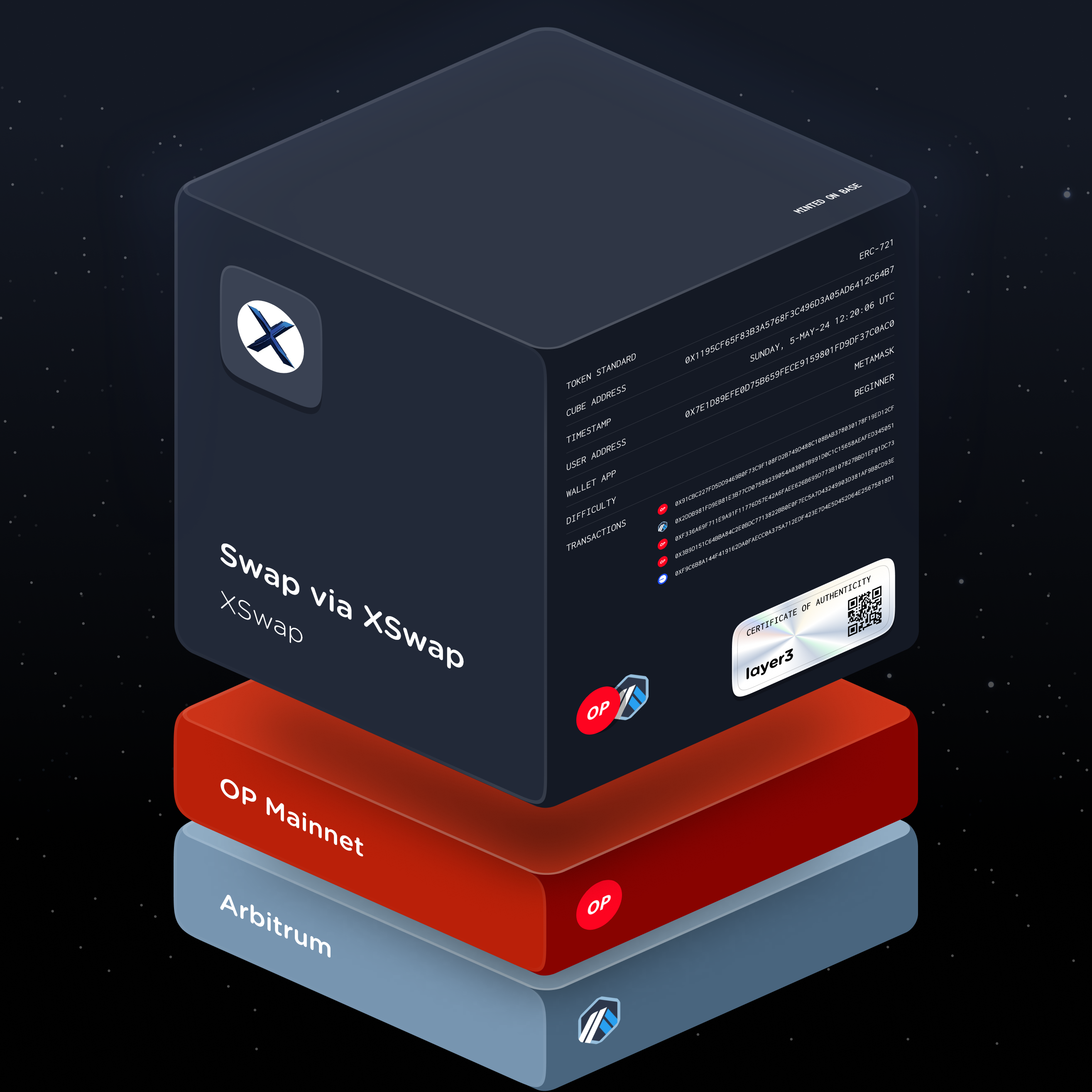 Swap via XSwap
