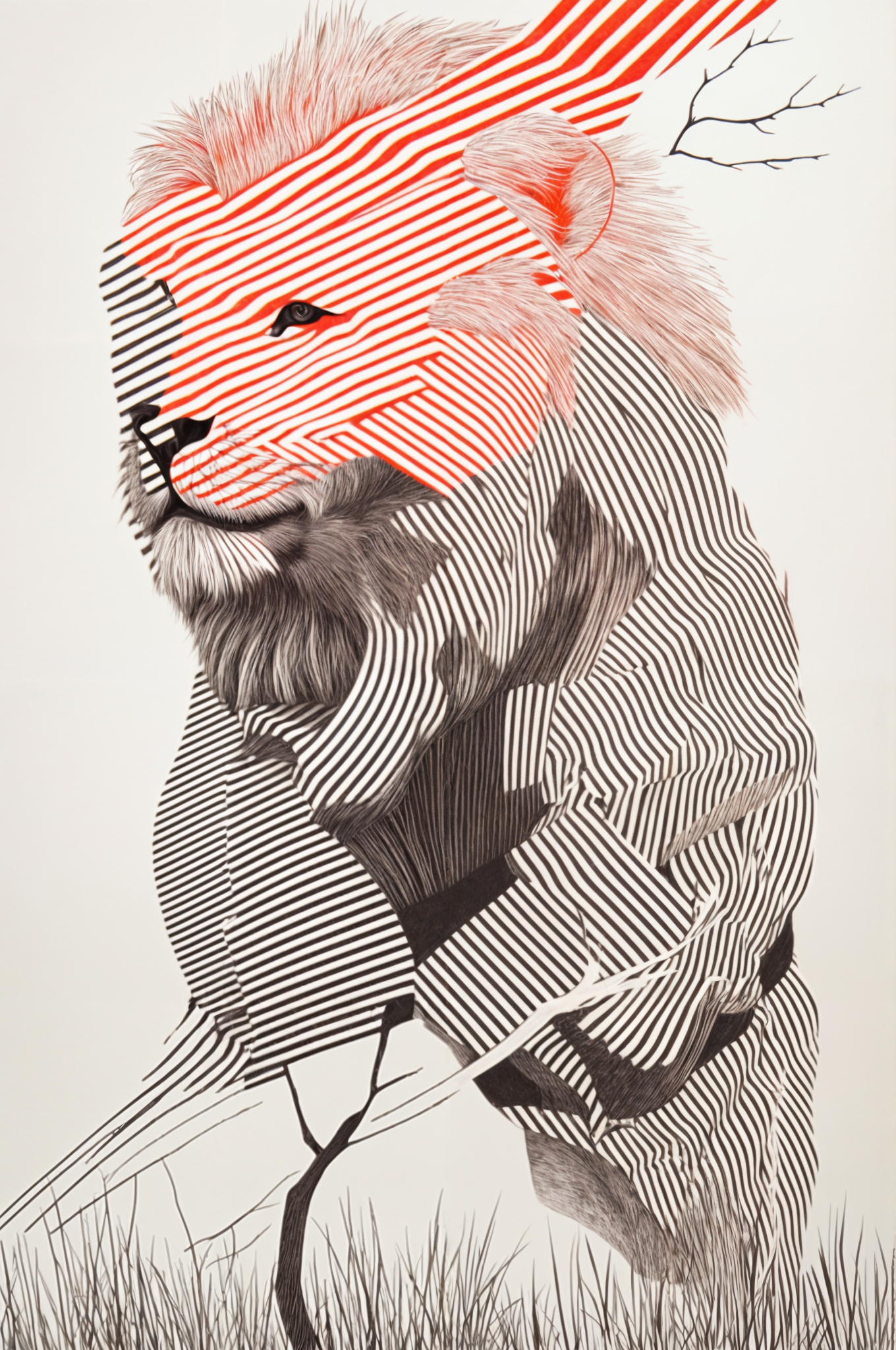 Lion brush