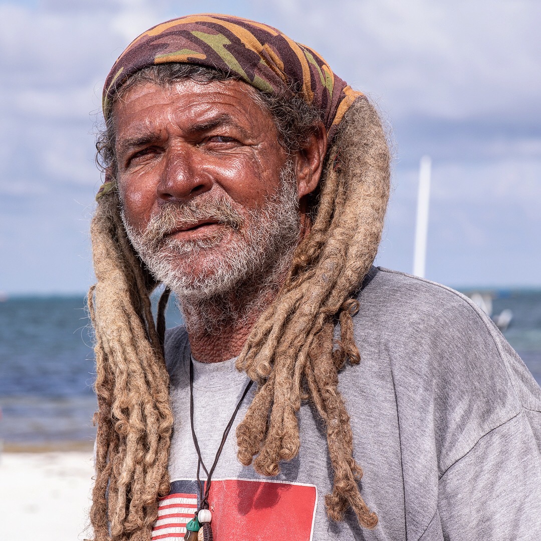 Rastafarian in Caye Caulker, Belize