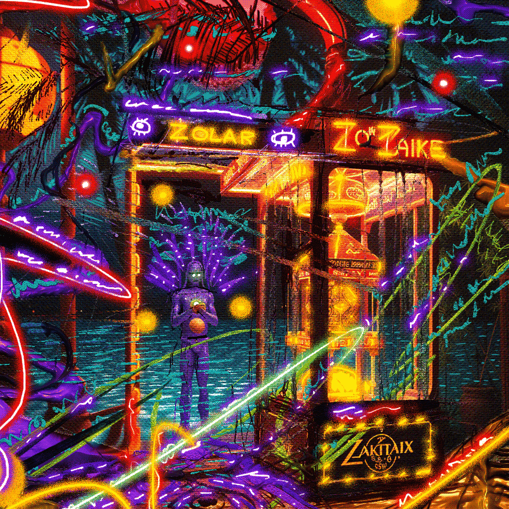 ZAKITA, animatronic fortune teller kiosk