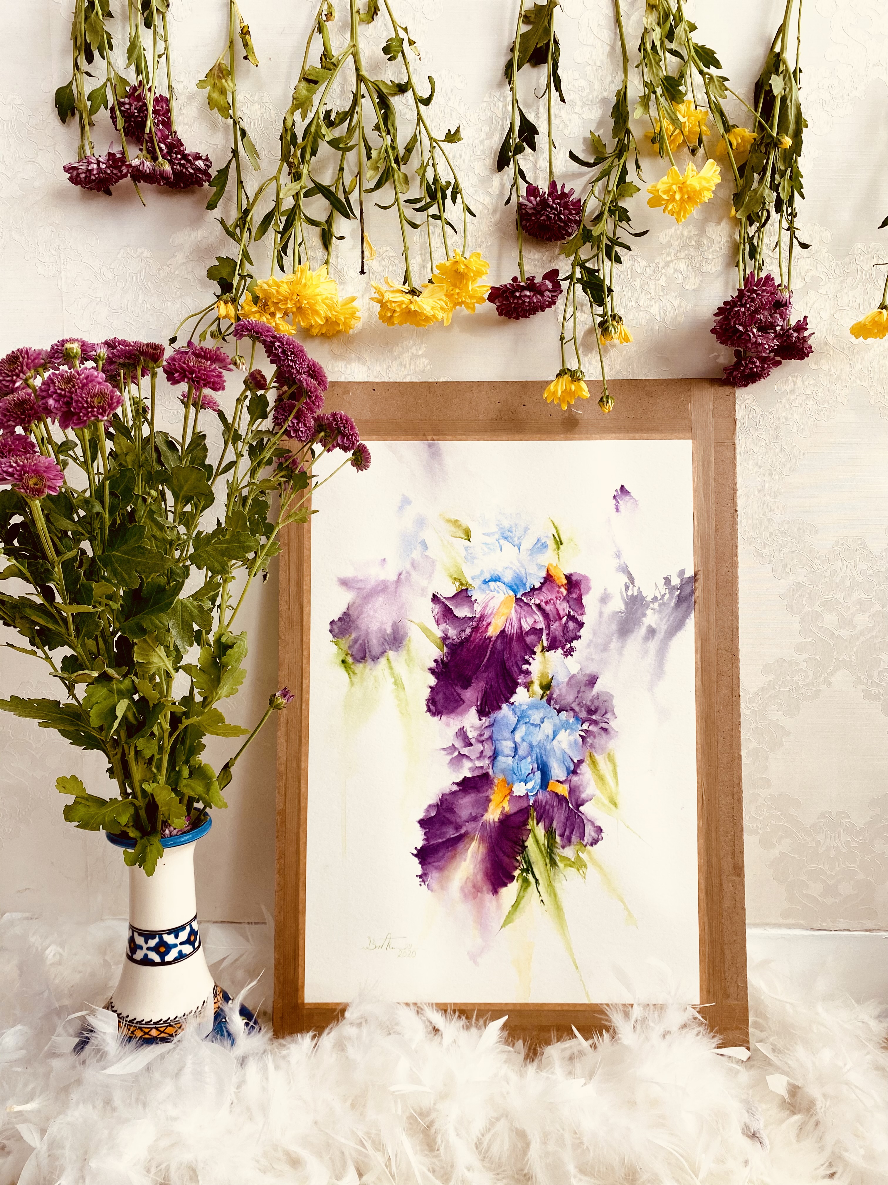 Purple irises #35