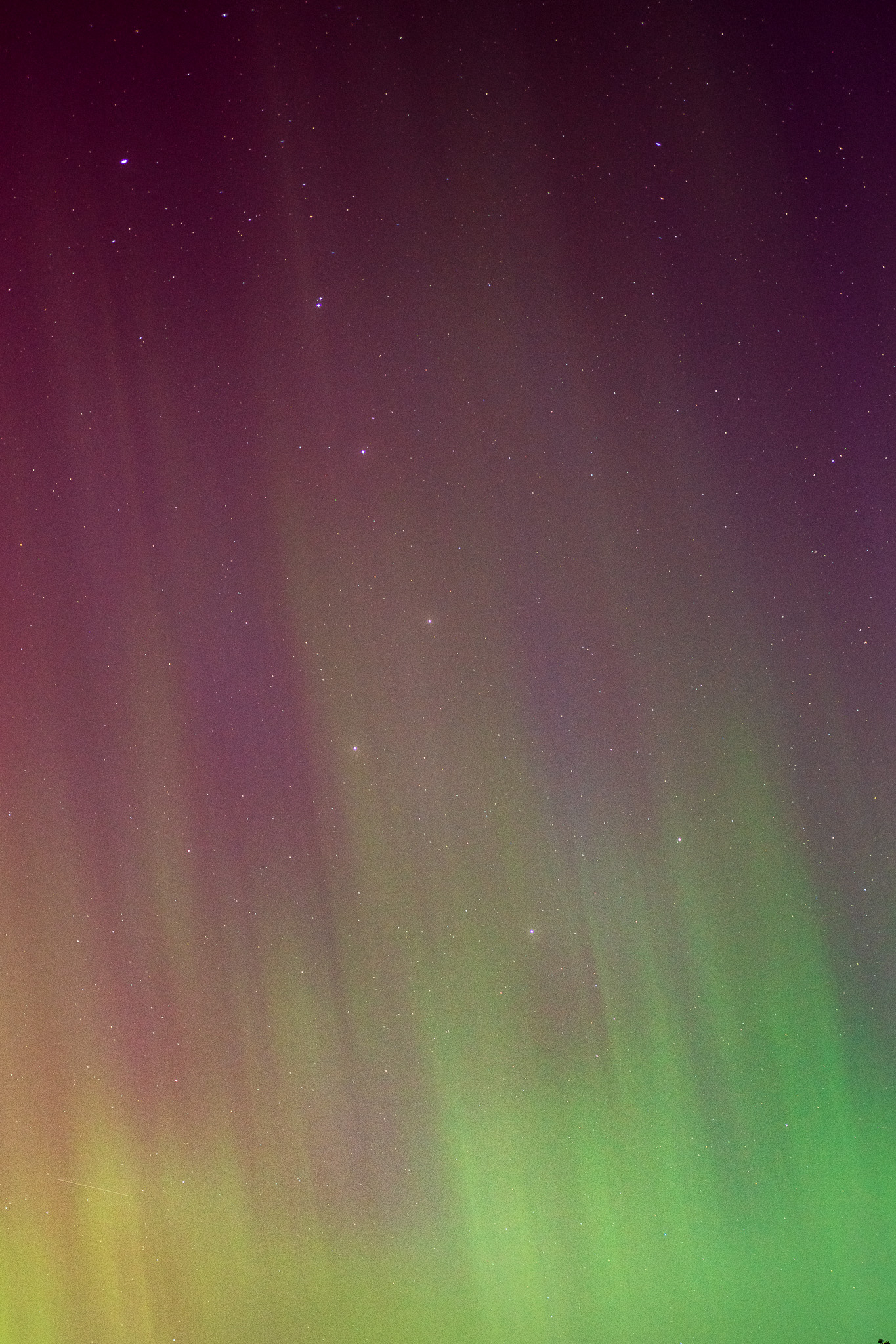 Aurora's Dance Beneath the Big Dipper