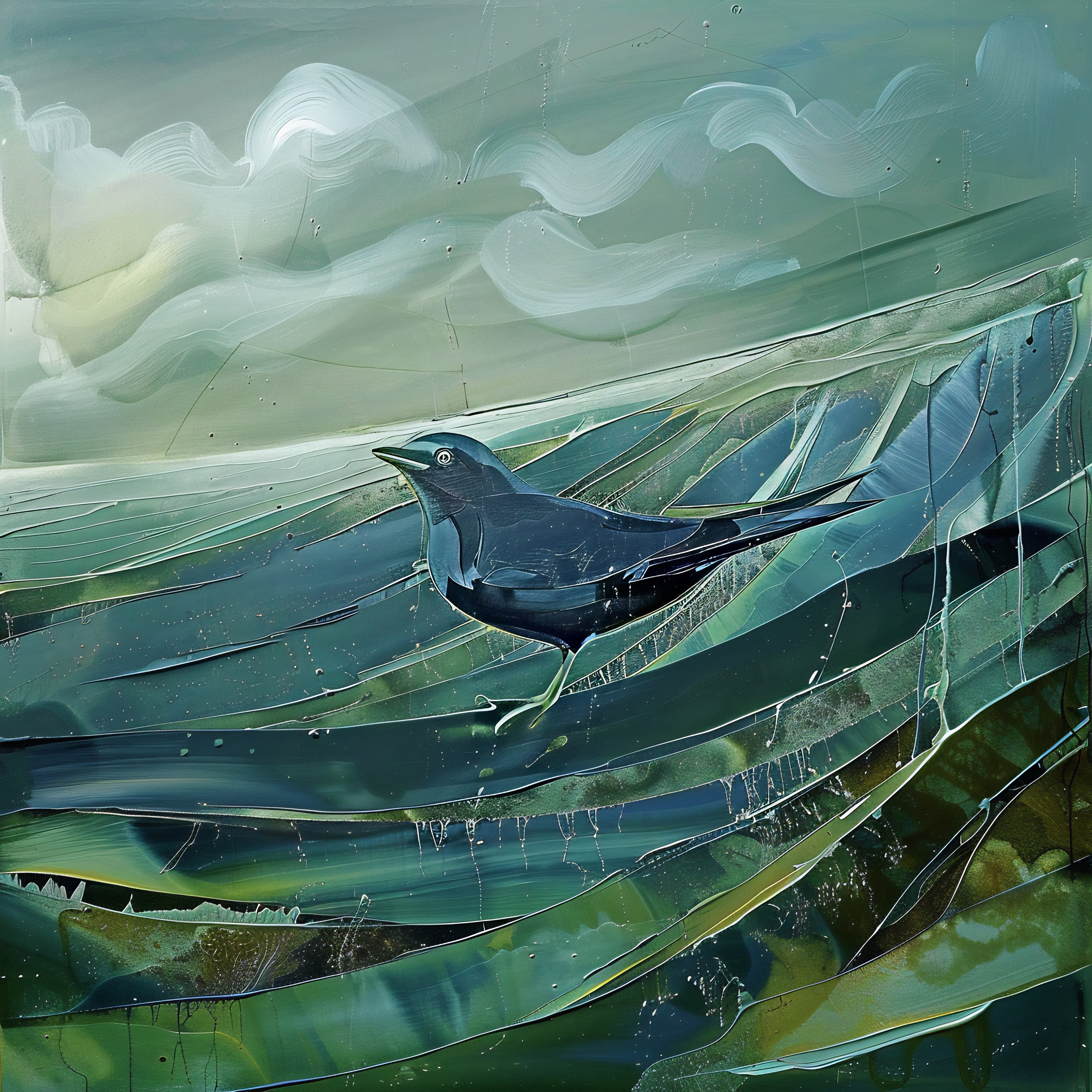 Corvid in the Sea