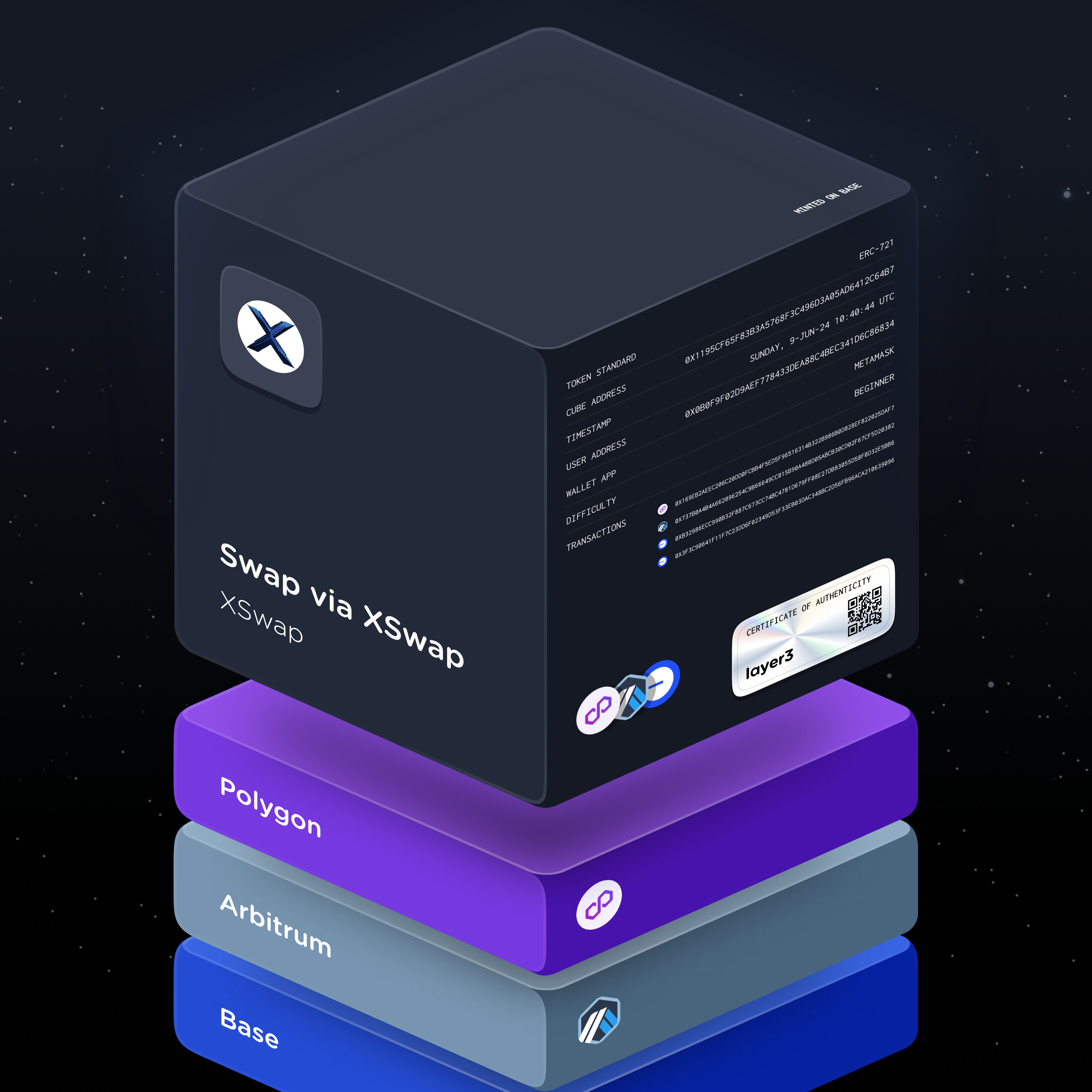 Swap via XSwap