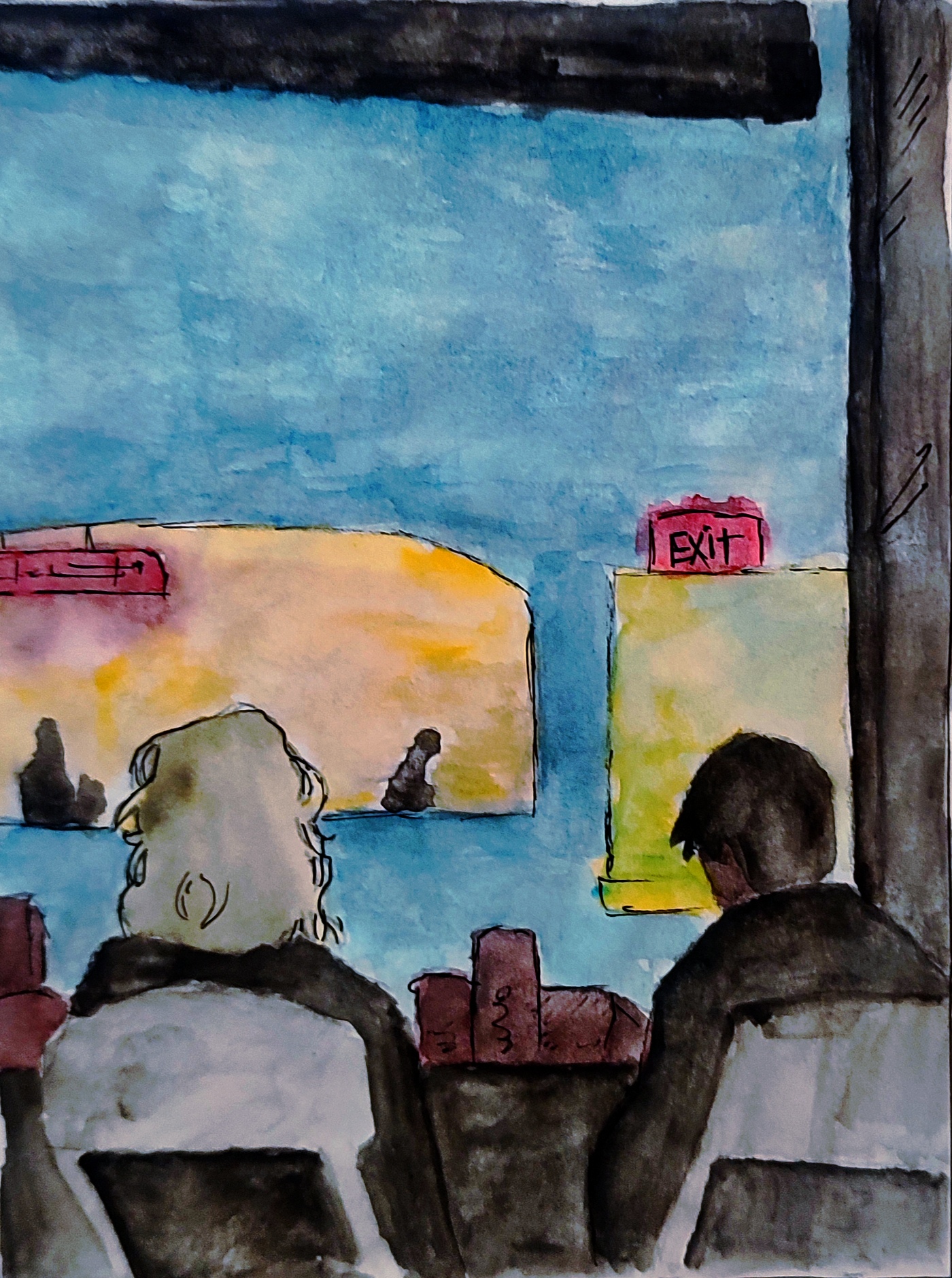 Sitting in station