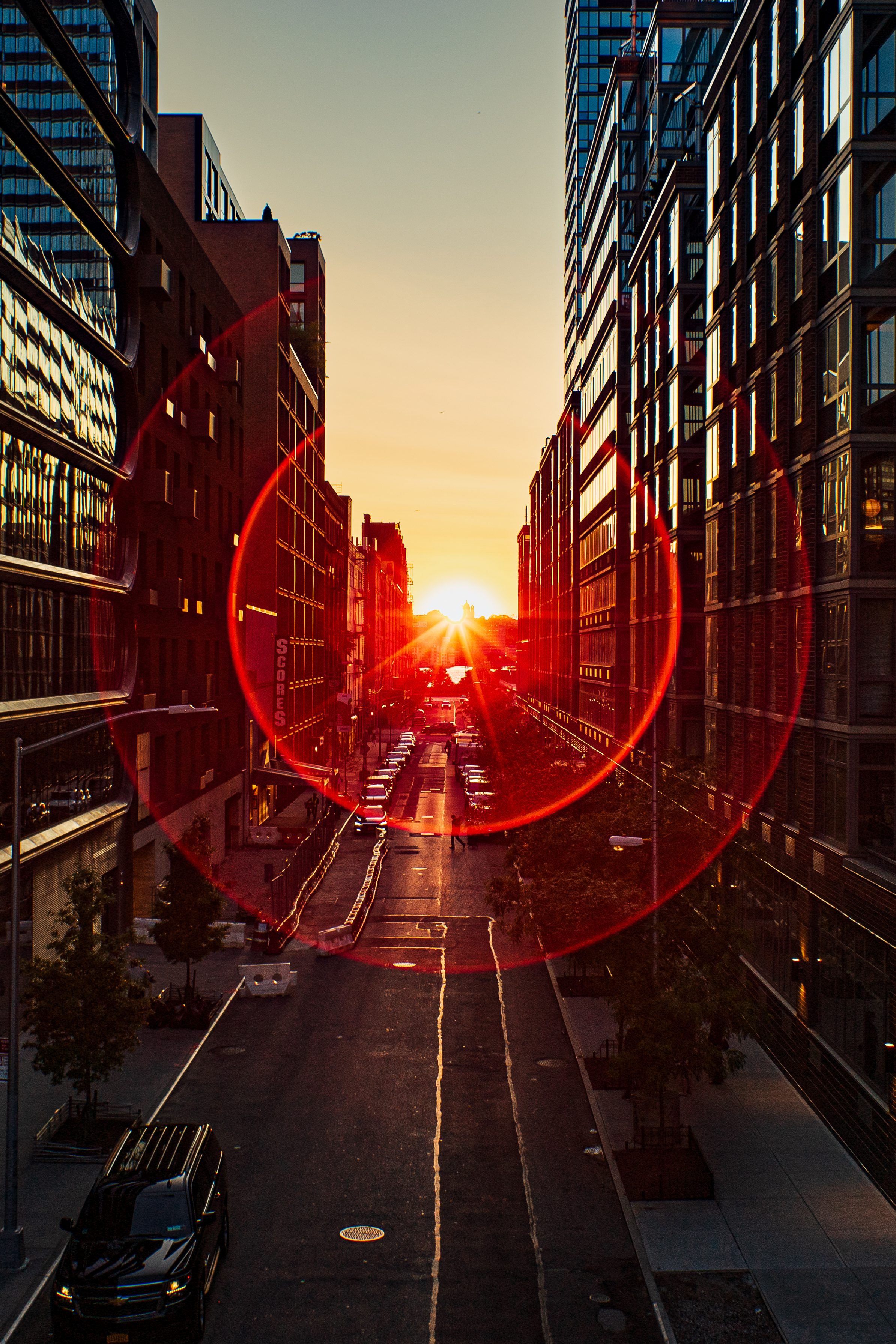 Manhattanhenge on 28th Street